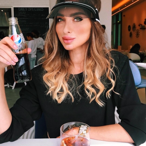 Dior Accessories - ♡SOLD♡💯Authentic Dior club 1 white/black visor